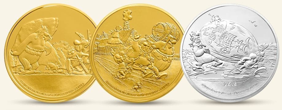 Monnaie de Paris : une collection de pièces Astérix - Achat or.com -  Actualités et cours de l'Or d'investissement